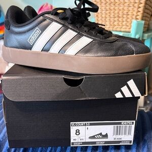 Adidas VL Court 3.0 Black and White Sneakers